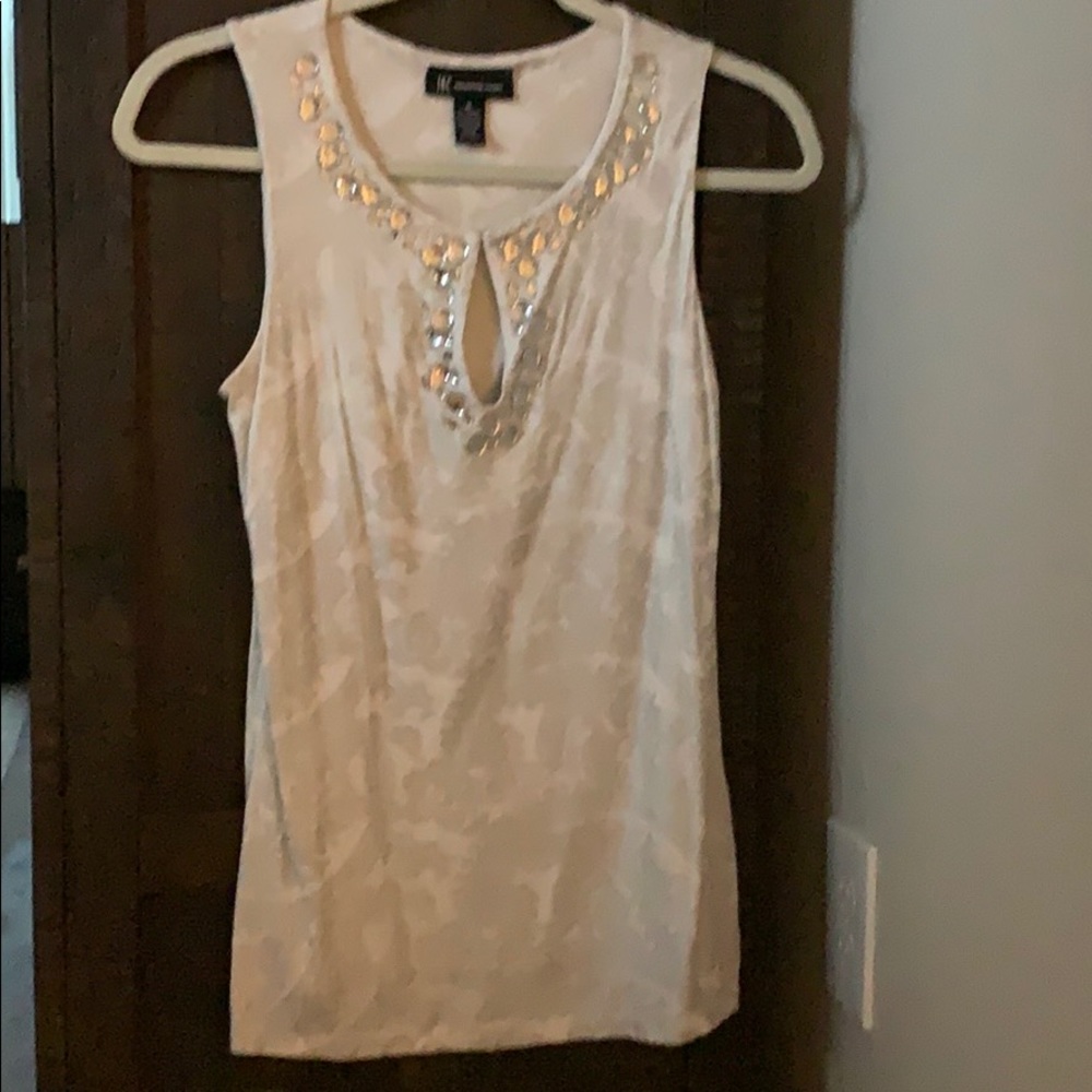 INC sleeveless top- size medium